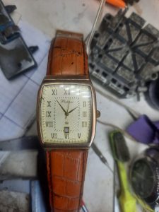 Platinor золотые, кварц. Замена механизма